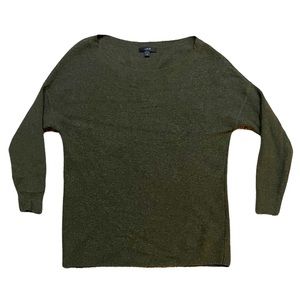 J. Crew Mossy Green Wool Sweater